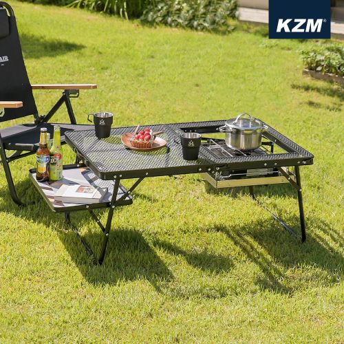 Union Iron Mesh LowBBQ Table > 캠핑용품 > KZM OUTDOOR