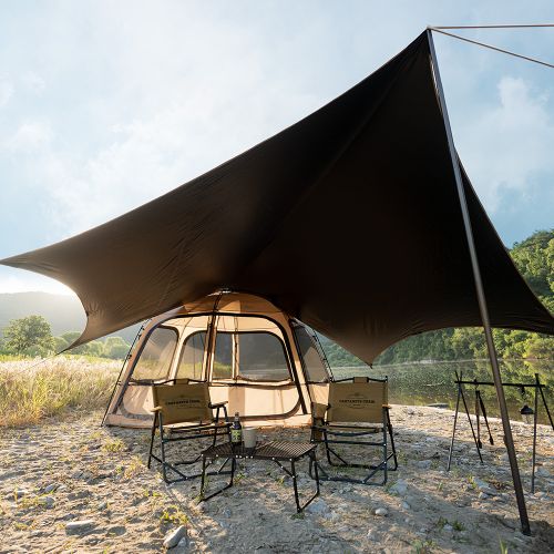 テント・タープ KZM OUTDOOR WILD FIELD HEXA TARP WILD FIELD HEXA TARP BLACK > 캠핑용품 > KZM OUTDOOR
